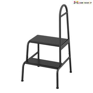 이케아 BASINGEN 둥근 손잡이가 있는 2단 계단스툴/발판