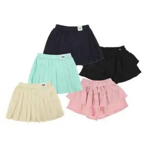 [갤러리아] 베네통키즈(25S)플리츠치랭스티어드스커트팬츠택1(QALG05531/QASP06531/)