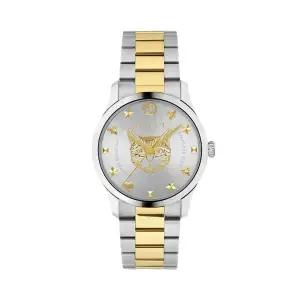 구찌 YA1264074 G타임리스 남녀공용 메탈 쿼츠 38mm