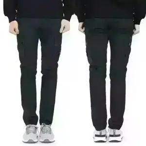 디몬트 스톤 남성 와펜 패치 스트레이트 슬림 카고 팬츠(네이비) K1S15 3100303 S00WA V0120