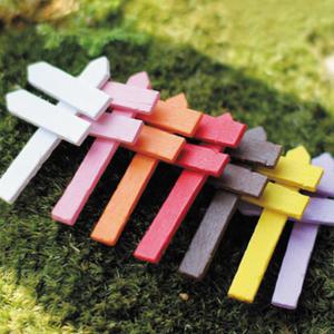 예쁜 화분 이름표 식물 표식 네임택 컬러 미니 팻말 10개입