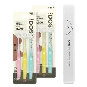 도스360 유아 어린이 아기칫솔 6개 + 휴대용케이스