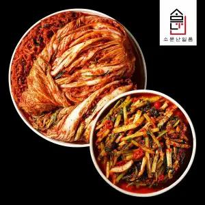 [신세계라이브쇼핑][소문난일품] 포천명가 배윤자 포기김치 5kg + 열무김치 3kg