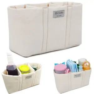 가방속 정리 수납 파우치 백인백 cotton 면 이너백 E-8889