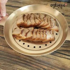 [명성유기] 유기 스티머 수육기 샤브냄비 찜판포함