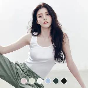 [지오다노] 325530 여 기본 탱크탑 (솔리드)