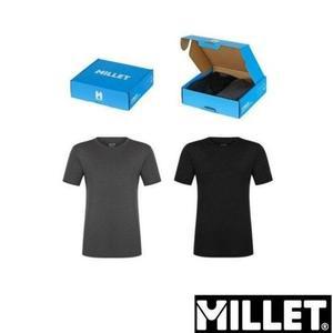 [갤러리아] 밀레 여름 남성 2팩 반팔 라운드 냉감 티셔츠 SET MUUUT426