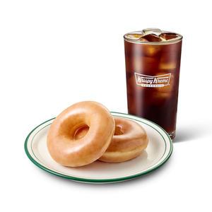 [크리스피크림도넛] 오리지널글레이즈드2+아메리카노M