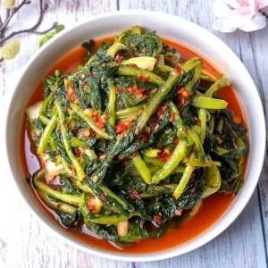 국내산 농산물로 만든 전라도 국내산 열무자박이 10kg