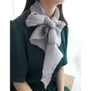 무지 순수 린넨 마 롱 패션 스카프 머플러 7color