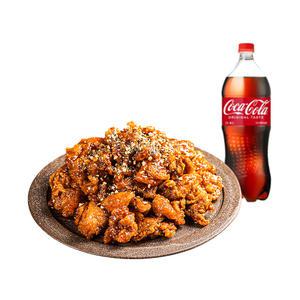 [순살만공격] 양념 치킨+코카콜라 1.25L