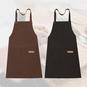 [이거찜] 형 방수앞치마 유치원 인쇄가능 카페 바리스타 업소용앞치마