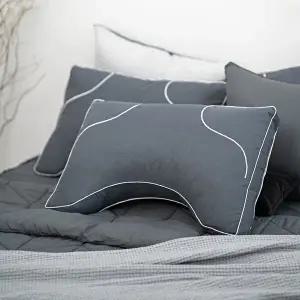 [더자리][2개세트]깨끗한 잠 삶아쓰는 순면베개