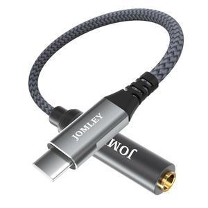 JOMLY USB-C to 1/4 인치 TRS 오디오 어댑터, 6.35mm 암형에서 USB 타입-C 스테레오 잭 헤드폰 어댑터 케이블, 앰프, 믹서, 홈 시어터, 스마트폰, 노트북 - 3.3피트