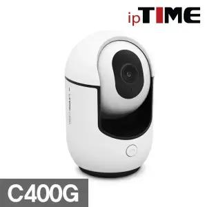 IPTIME C400G IP카메라 400만화소 홈CCTV 양방향 음성대화 PT컨트롤 120도 화각 야간조명 감지영역설정 가능