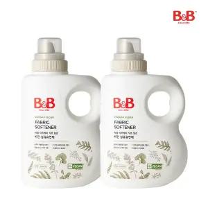[비앤비]유아 비건 섬유유연제 용기형 1500ml X2개