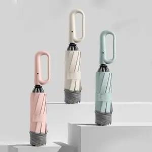 고리형핸들 거꾸로접이식우산 원터치3단자동우산