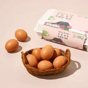 [제주애월아빠들] 정성으로 키운 무항생제 특별한 계란 15구 (780g)