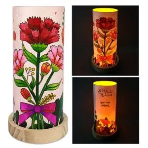 원목조명등 카네이션 만들기미술용품 어린이집단체 어린이집미술 유아만