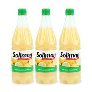 솔리몬 스퀴즈드 레몬즙 1000ml X 3병 NFC 비농축 레몬수 원액