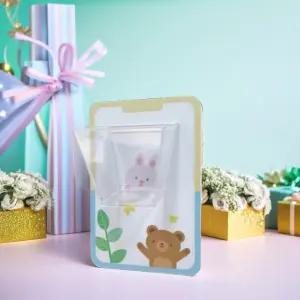 블라인드 안전박스 곰돌이 아크릴 케이스 블라인드줄 정리함 벽부착 어린이집 줄사고방지