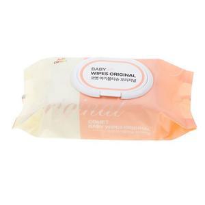 물티슈10팩 오리지널아기물티슈 오리지널 아기물티슈 코멧아기물티슈 캡형 100매 10개 대용량물티슈 신생아
