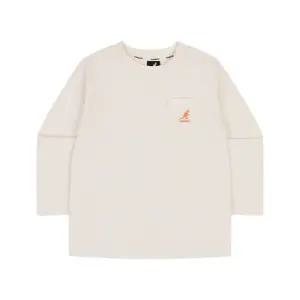 캉골키즈 포켓 클럽 로고 티셔츠 RC 0004 화이트