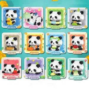 나노블럭 미니 판다 팬더 12종 세트 1977조각(PCS)