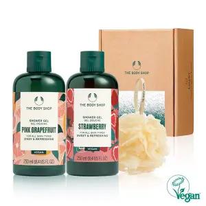 [더바디샵] 핑크 그레이프후룻&스트로베리 샤워 젤 선물세트 (888157)