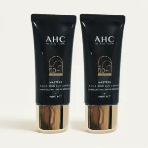 1+1 AHC 마스터즈 아쿠아 리치 선크림 30ml(SPF50+)