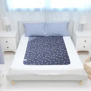 한일의료기 탄소 전기요 전기 매트 국내생산 싱글 블루트리