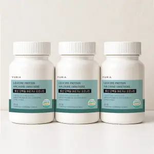 유리아 류신 단백질 타블렛 아르기닌 오르니틴 1000mg 60정 3통 6개월