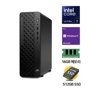 HP 데스크탑 PC Prodesk 4 SFF G1i 울트라7 사무용 업무용 AI 가정용 컴퓨터 16GB 램 512GB SSD WIN11P
