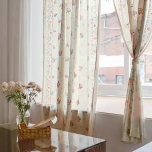 까르데코 로제 비침없는 도톰쉬폰 창문 가리개커튼 1장