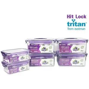 [에코센스 히트락]에코센스 히트락 올트라이탄 밀폐용기 6종