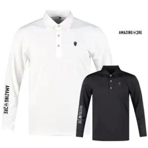 골프웨어 어메이징 봄가을 남성 고주파 기능성 골프 카라 티셔츠