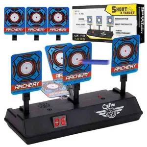 이동식 전자 자동 과녁판 너프건 사격완구 야외완구 양궁 사격 비비탄