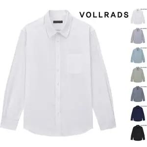 VOLLRADS폴라츠 신축성스판셔츠 세미오버핏 민자솔리드 남성 캐주얼셔츠VTS401