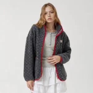 [후아유](김해점)Dot Pattern Fleece Jacket WHMZF4V61F