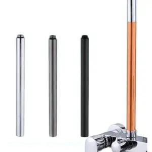 고품질 해바라기 샤워기 연장봉 연결 부품 수도 도금 건그레이 샤워 30cm 4분