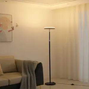 상향식 조명 플로어 스탠드 화이트 스텐드 장스탠드 전등 간접조명 거실 빈티지 푸시 무드등