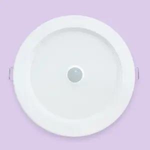 국산 140mm(6인치) LED 센서매입등 15W 센스등 현관등