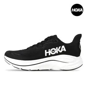 [호카오네오네]호카 클리프톤 10 블랙 화이트 남성 러닝화 운동화 와이드 1162032-BWHT