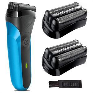 브라운 전기 면도기 S3 습식 및 교체 헤드 호일 커터 300S 21B 시리즈