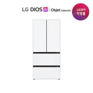 LG 디오스 AI 오브제 김치톡톡 4도어 1등급 491L Z495MQQ271
