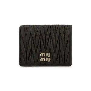 [미우미우] 여성 마테라쎄 나파 커피 반지갑 5MV204 AF6Q F0201