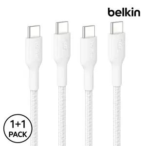 [벨킨] 60W USB-C to C 브레이디드 고속 충전 케이블 2팩 CAB024fq 1M 2M 아이폰17 16 호환