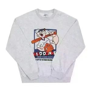 와일드동키 맨투맨 FG-NEVER GIVE UP HEATHER GREY 남성맨투맨 여성맨투맨 당일발송