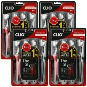 크리오 클리오 더스타일 향균 초극세모 칫솔 16입 스파이럴