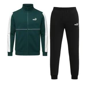 [푸마] 스포츠 플리스 남성 트레이닝 세트 운동복 런닝복 그린/블랙 691935-75